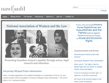 Tablet Screenshot of nawl.ca
